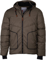 Maupiti Marck II manteau d'hiver rembourré Men Gris-Brown Taille xl