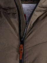 Maupiti Marck II manteau d'hiver rembourré Men Gris-Brown Taille xl