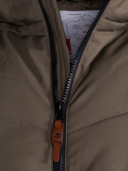 Maupiti Marck II veste d'hiver rembourrée hommes gris-taille 3xl