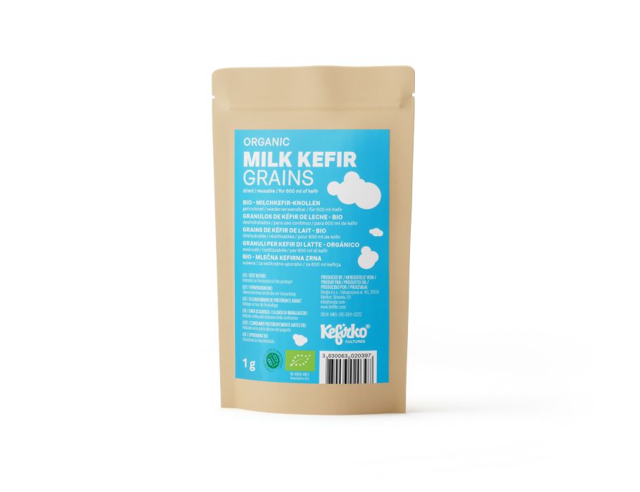 Granules de kefir de lait de démarrage de Kefirko