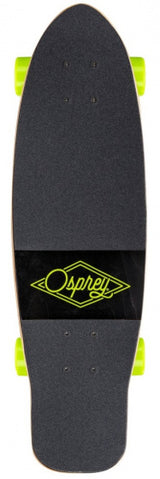 Osprey Skateboard Oversurning Cruiser 70 cm Bois Aluminium noir