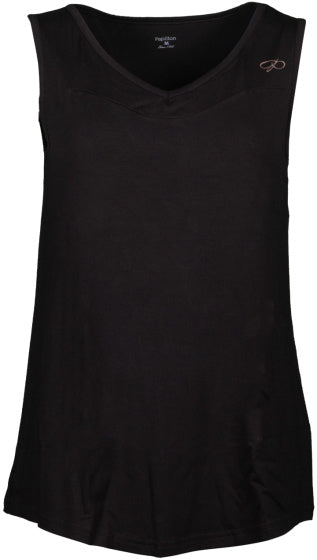 Chemise de fitness en célibataire en célibataire dames noires 3xl