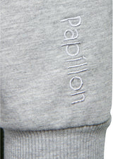 Papillon Sweat Hoody Cotton Ladies Grey Taille L