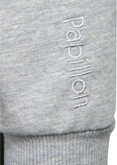 Papillon Sweat Hoody Cotton Ladies Grey Taille xxl