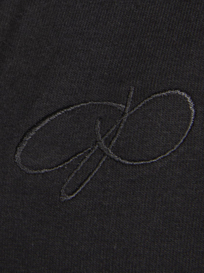 Papillon Sweat Hoody Cotton Ladies Black Taille S