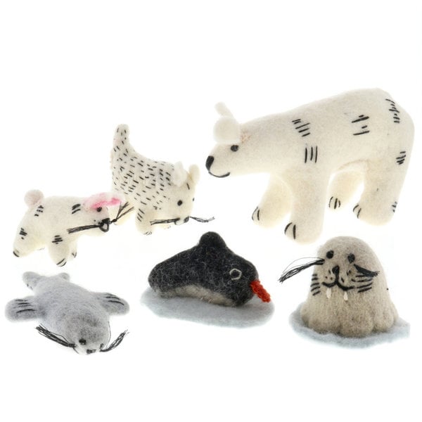 Papoose Toys Papoose Toys Arctic Tiere 6pc