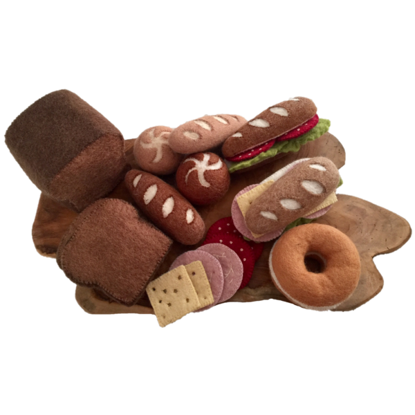 Papoose hračky Papoose Toys Deluxe Bread Set 34pc