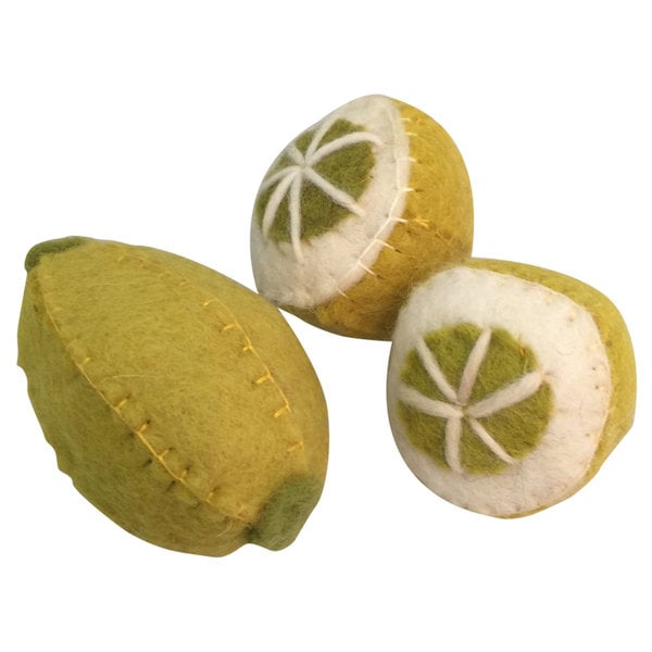 Papoose Toys Papoose Toys Fruit Lemon 3PC