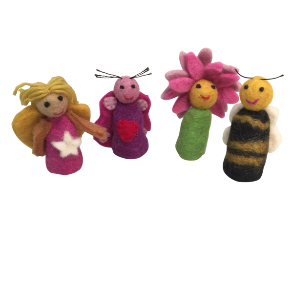 Papoose Toys Papoose Toys Garden Finger Puppets 4