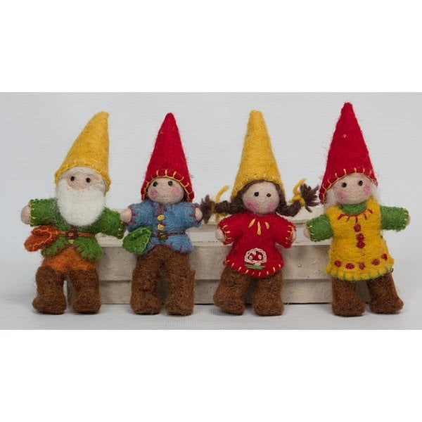 Papoose hračky Papoose Toys Gnome Family 4ks