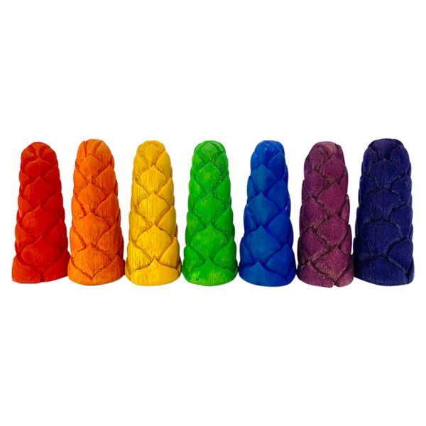 Hračky Papoose hračky Papoose Mini Rainbow Flower Buds S 7pc