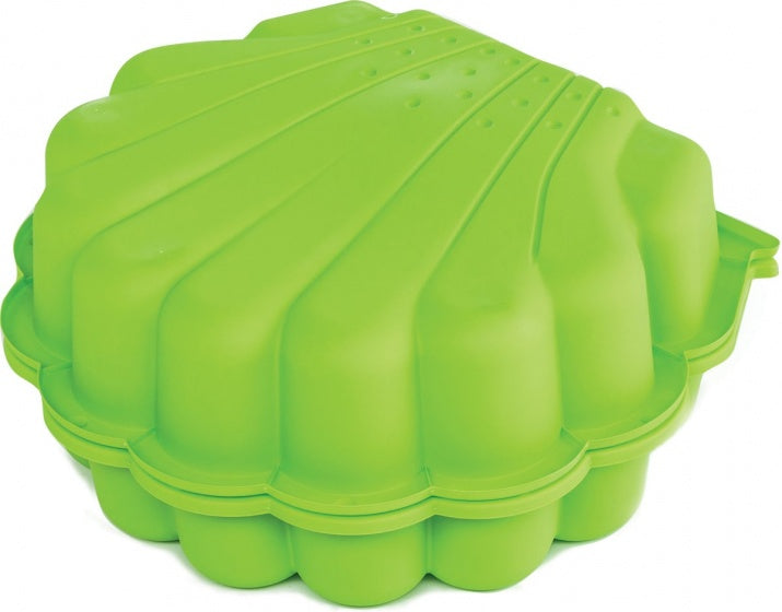 Sandbox avec coque de couvercle 87 x 78 x 18 cm vert