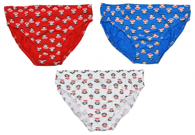 Paul Frank Underwear junior rouge bleu blanc 3 pièces taille 6 8 ans