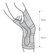 Pflexx Bandage du genou Compression Unisexe Bleu par ensemble de taille xs
