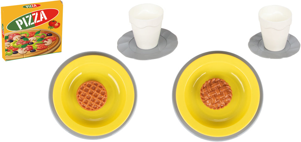 Pilsan jouets pizzaset oranje 35 pièces