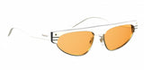 Lunettes de soleil Polaroid 6088 0xr hey dames ivoire avec lentille en cuivre