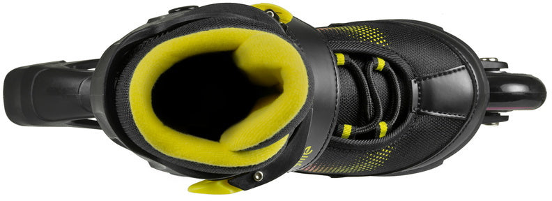 Playlife Inline Skates Joker Hardboot 82A Black Yellow Taille 37-40