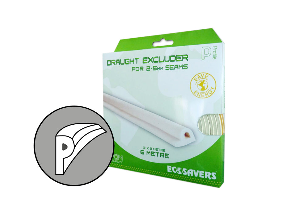 Ecosavers Draft Band Profile P Profilo 6M 2-5mm bianco