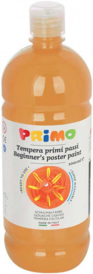 Peinture Primo Tempera Pastor 1000 ml d'ocre en plastique