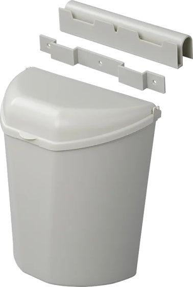 Bac de déchets de proplus avec couvercle 6 litres 29,5 cm gris clair