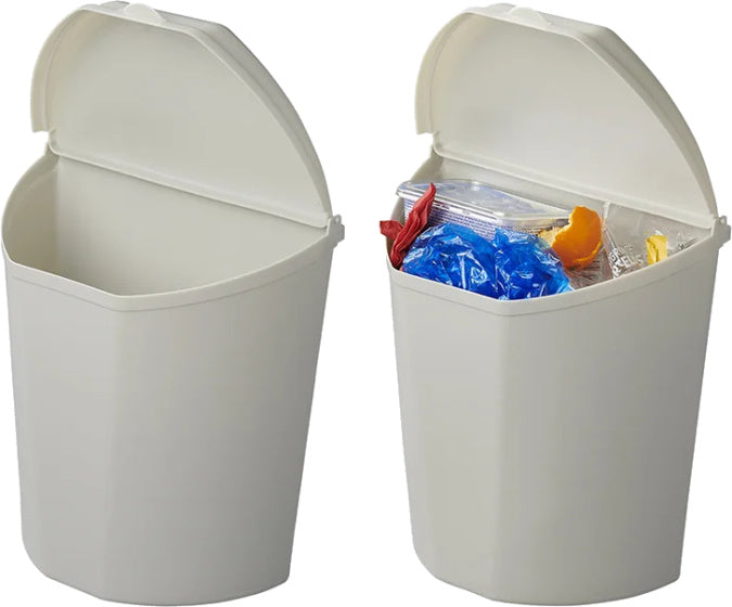 Bac de déchets de proplus avec couvercle 6 litres 29,5 cm gris clair