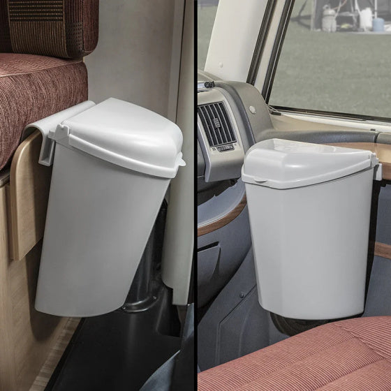 Bac de déchets de proplus avec couvercle 6 litres 29,5 cm gris clair
