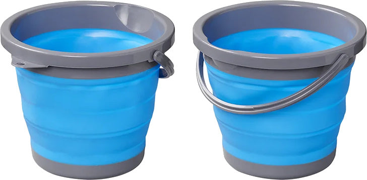 Proplus Waste Bin pliable 5 litres 20 x 25 cm Gris bleu