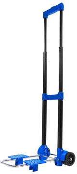 Chariot à bagages pliables de Proplus 30 kg en acier noir bleu