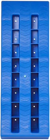 Proplus Ramps avec 3 niveaux: 4,7 et 10 cm bleu 2 pièces