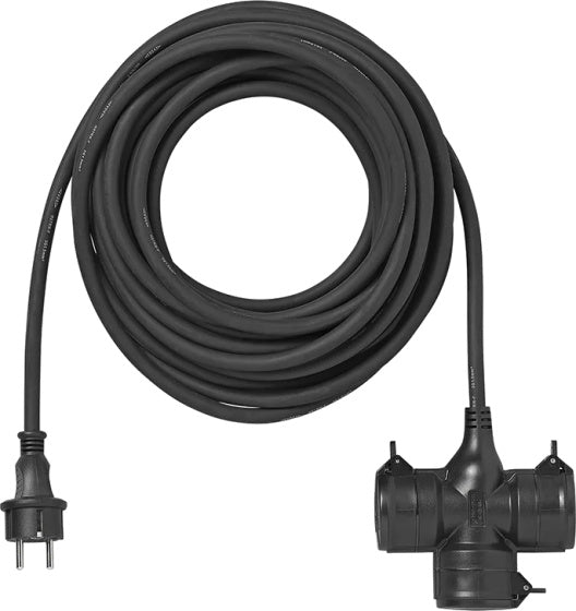 Câble d'extension Proplus Schuko 3 fois 20 mètres 3x1,5 mm² noir