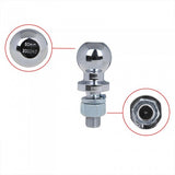 Proplus Towbar Bullet 50 mm Straight M22 en blister argent