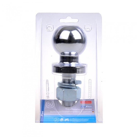 Proplus Towbar Bullet 50 mm Straight M22 en blister argent