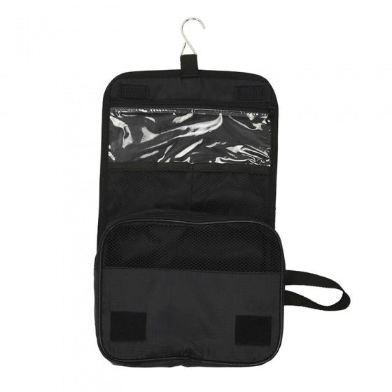 Sac de toilette pliable Proplus avec crochet suspendu 37,5 cm noir