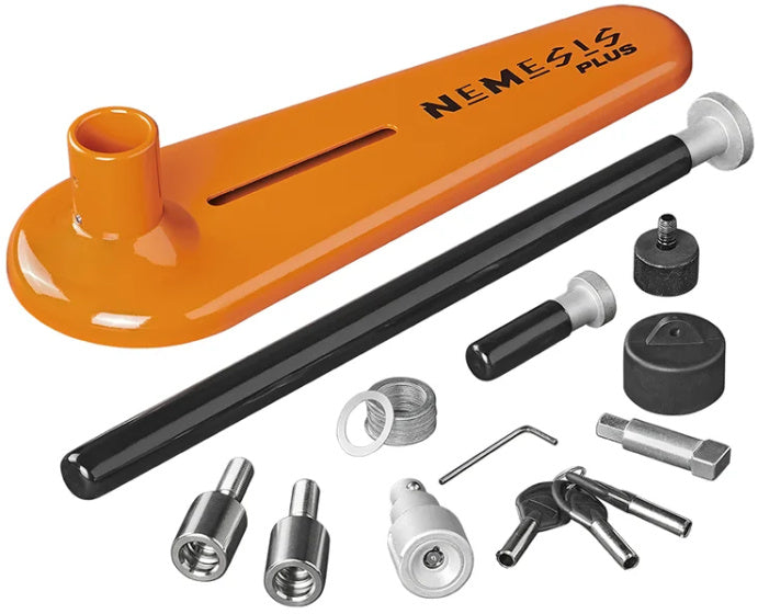 Fullstop Nèmesis Plus Wheel Clamp SCM pour Camper Oranje
