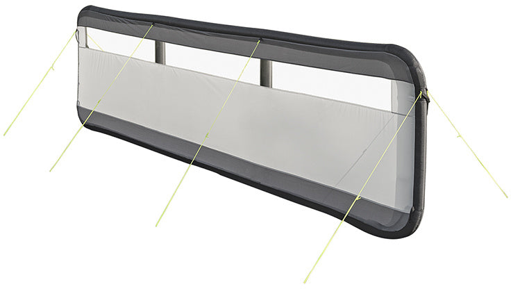 Pare-brise Proplus gonflable 480 x 140 cm gris clair noir