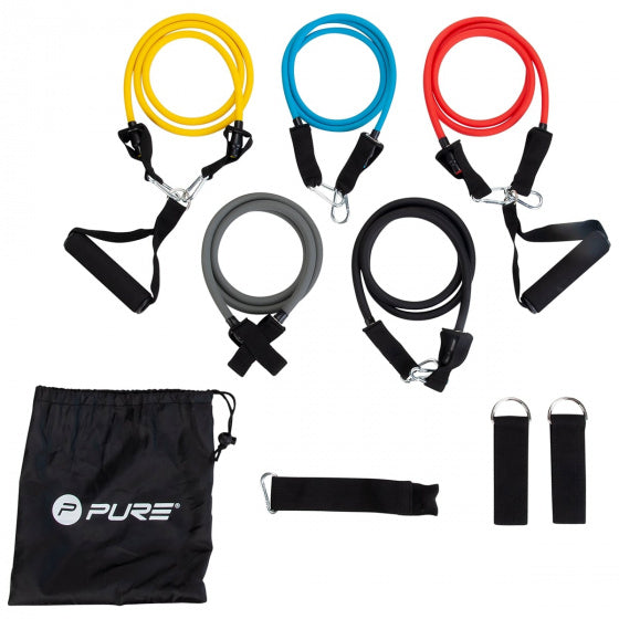 Pure2 Improve Resistance Bands Fitness 120 cm Latex 12 pièces