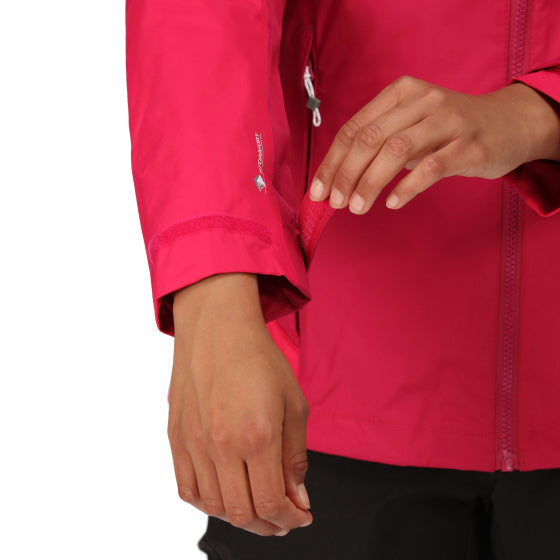 Regatta Caldale IV Rain Jacket Dames Pink Taille S