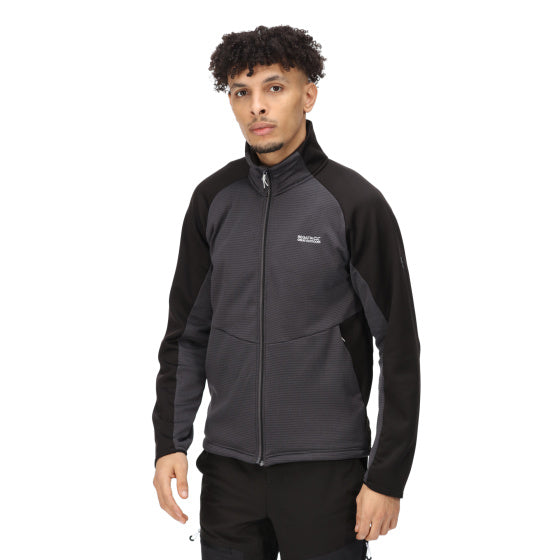 Regatta Highton III Outdoorjack Men Gris foncé noir Taille m