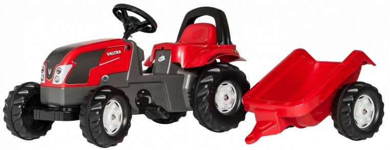 Rolly Toys Stair Tracteur Rollykid Valtra Junior Red