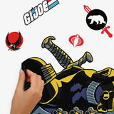 Colocat d'autocollant mural gi Joe Retro Eyes 93 cm 16 pièces