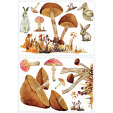 Colocataires autocollants muraux junior 83,51 x 127 cm brun