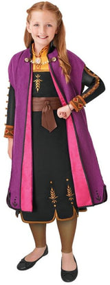 Rubie's Anna Frozen II Dress Up Purple 4-Part Mt 116