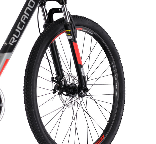 Rucanor Lux 27,5 pouces 51 cm hommes 21V Disc mécanique Brake Silver Red