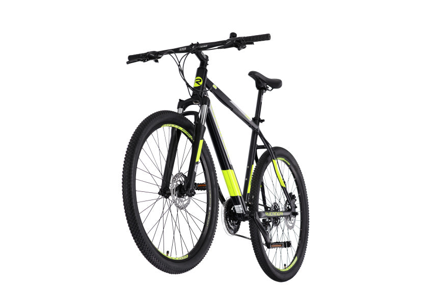 Rucanor lux 27,5 pouces 51 cm hommes 24V frein à disque hydraulique noir jaune
