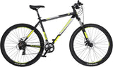 Rucanor lux 29 pouces 53 cm hommes 21V frein à disque mécanique noir jaune