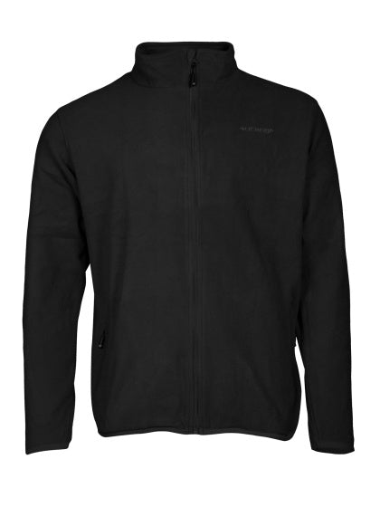 Rucanor tleece gilet complet zip hommes noirs