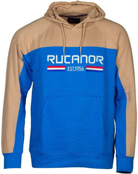 Rucanor Trevor Pull à sweat à capuche Men Blue Beige Taille xxl