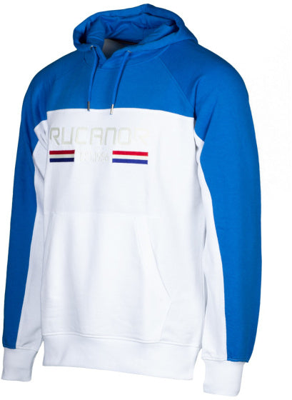 Rucanor Trevor Pull à sweat à capuche Blue Blanc White Taille xxl