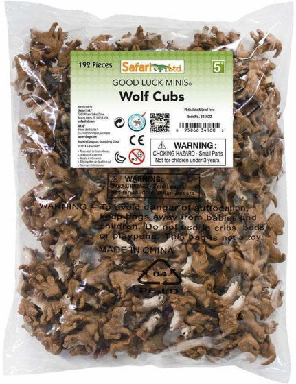 Safari Wolvenelpjes joue un ensemble de 2,5 cm 192 pièces