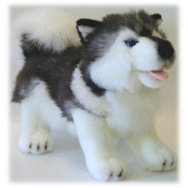 Stående husky 25 cm